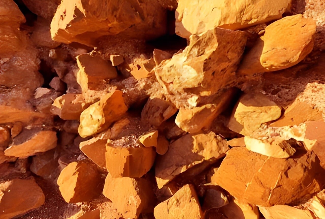 مواد اولیه سنگ آهن برای کوره بلند